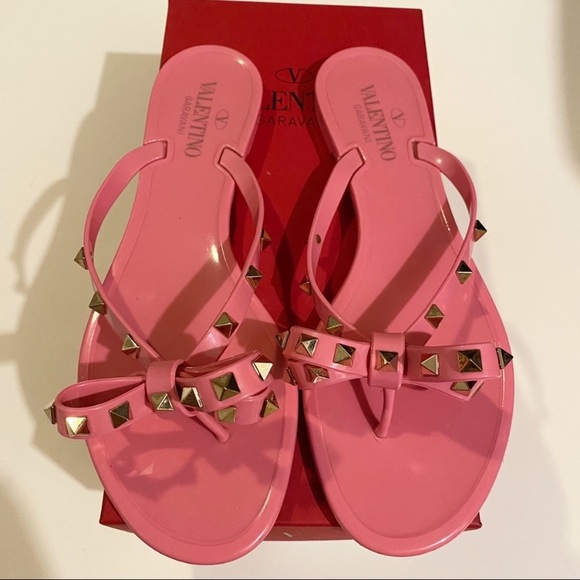 jelly bow rockstud thong